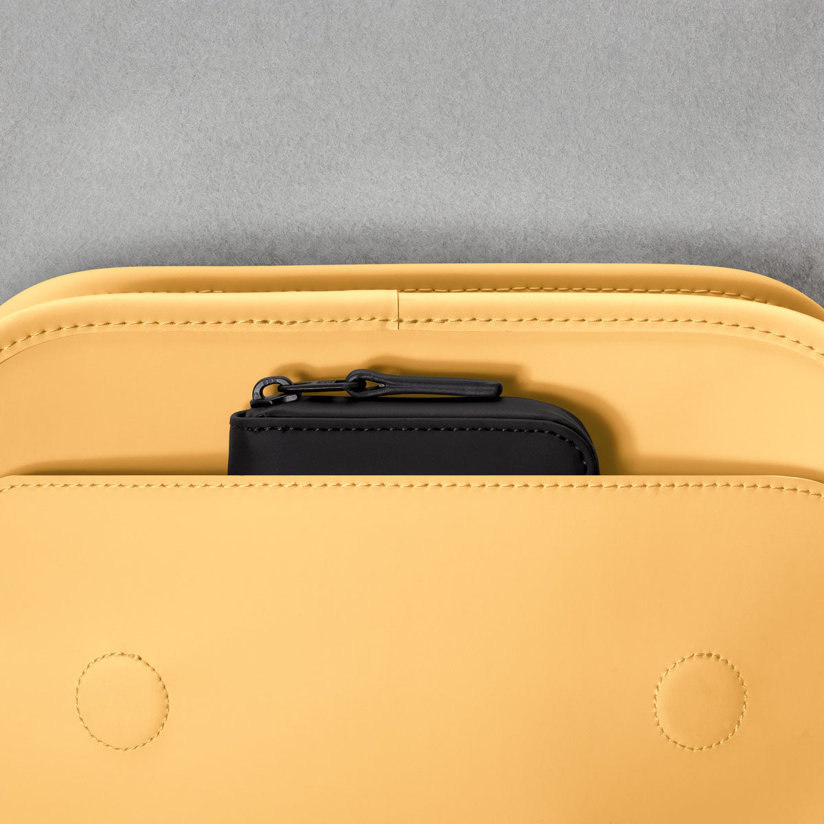 Adina Flap-Top Backpack - Black - Lemon