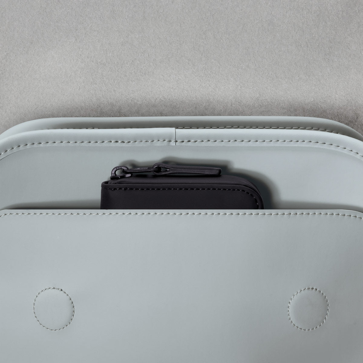 Adina Flap-Top Backpack - Dusty Blue