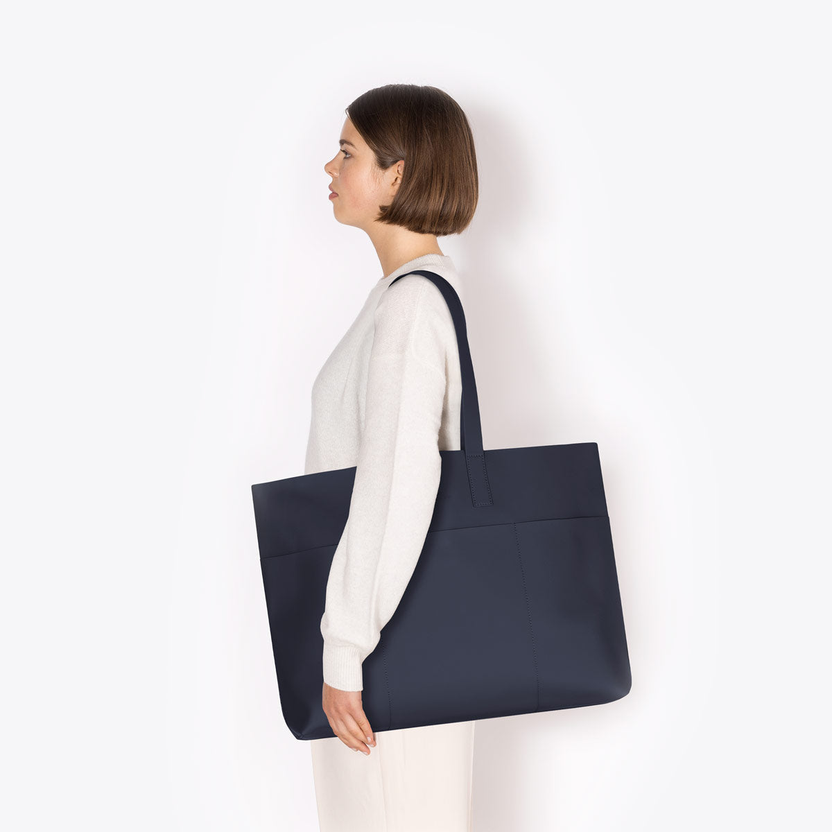 Emilia Tote Bag - Dark Navy