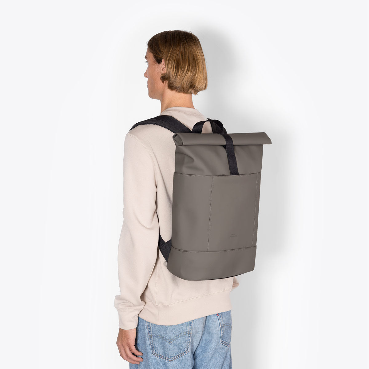 Hajo Roll-Top Backpack - Dark Grey / Medium