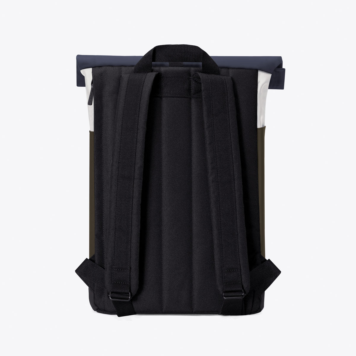 Hajo Roll-Top Backpack - Glacier Grey - Olive / Medium