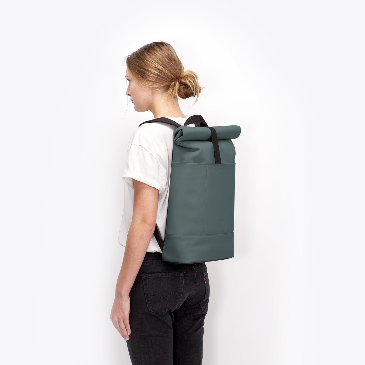 Hajo Roll-Top Backpack - Pine Green / Medium
