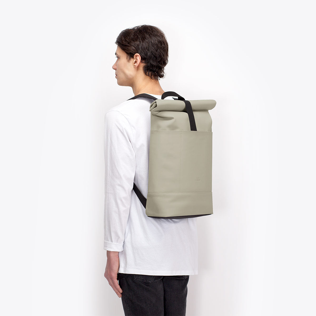 Hajo Roll-Top Backpack - Pastel Green / Medium