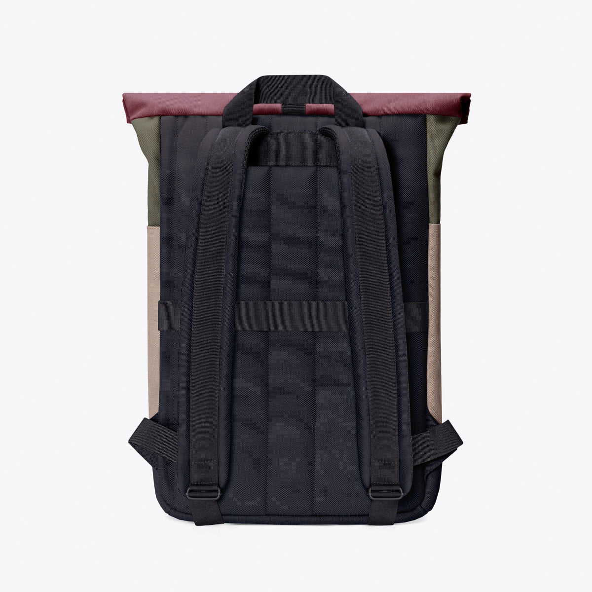 Hajo Roll-Top Backpack - Olive - Dark Sand / Medium