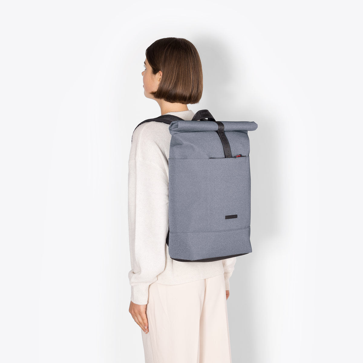 Hajo Roll-Top Backpack - Ocean Blue Reflective / Medium
