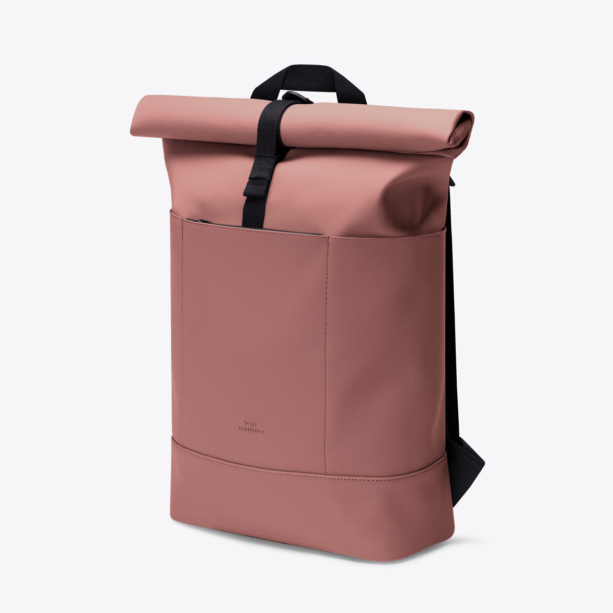 Hajo Roll-Top Pannier Backpack - Dark Rose / Medium