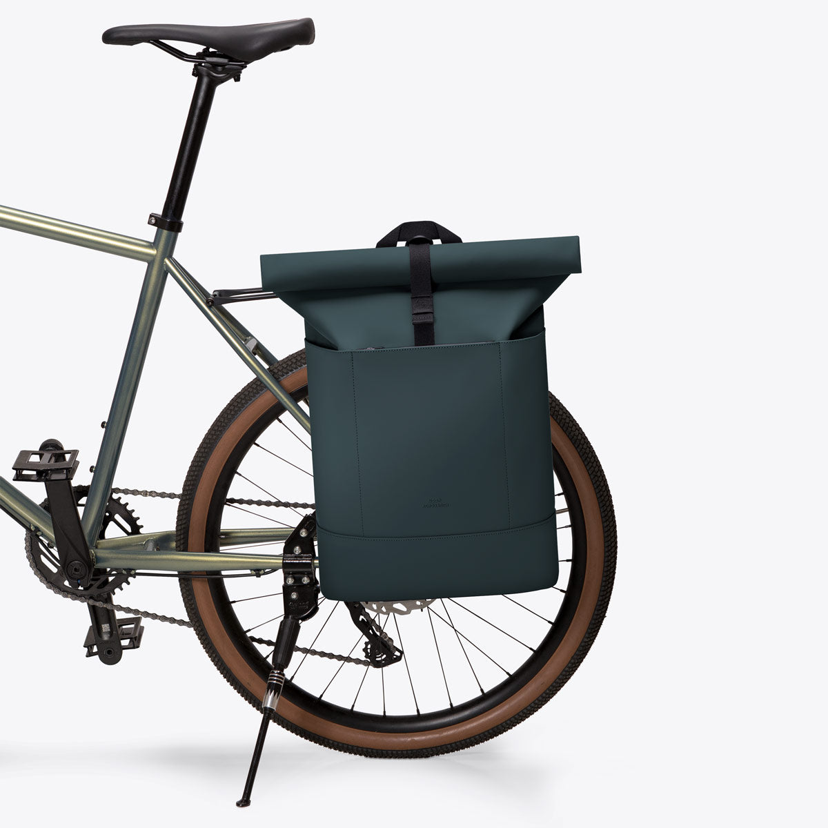 Hajo Roll-Top Pannier Backpack - Forest / Medium