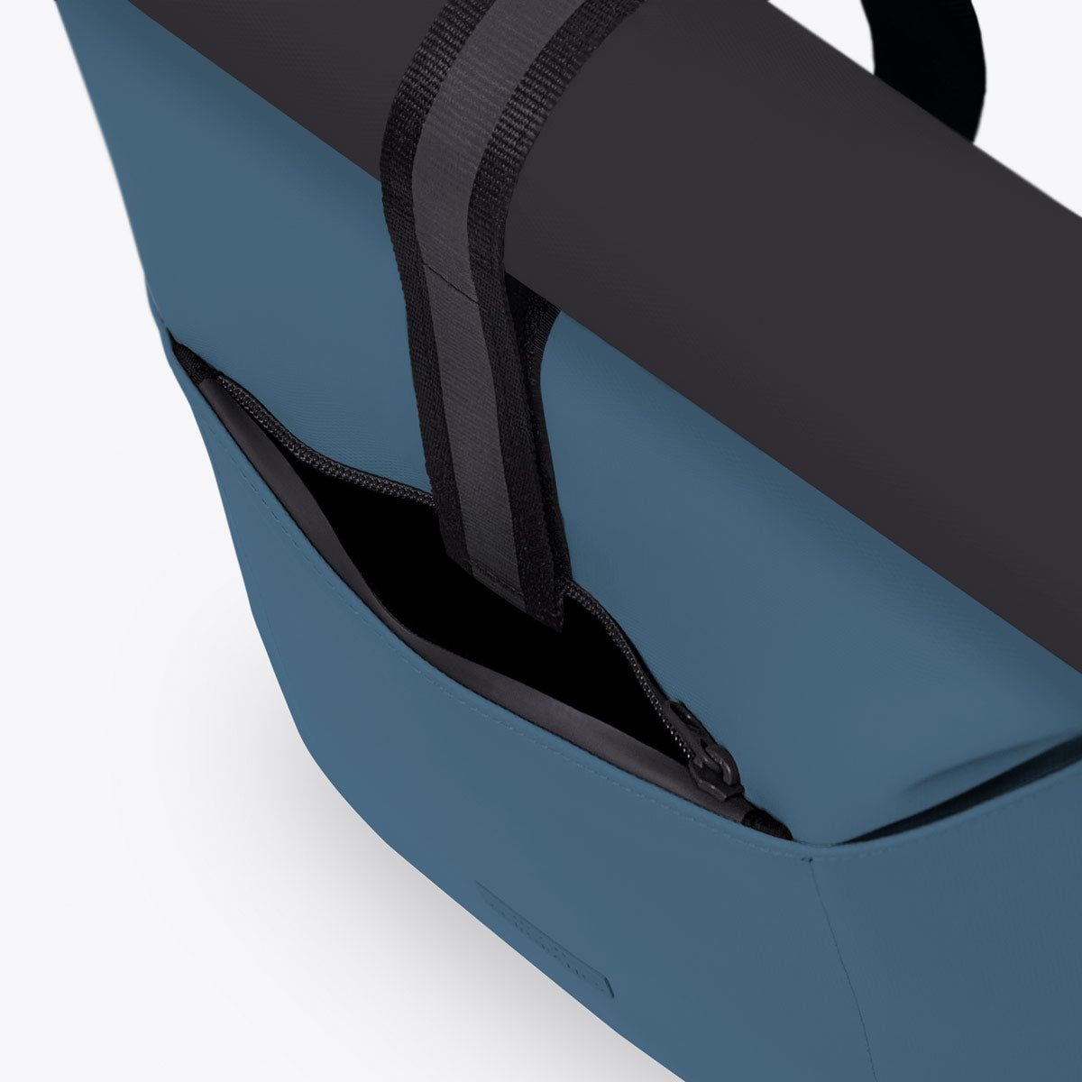 Hajo Roll-Top Backpack - Petrol - Black / Mini