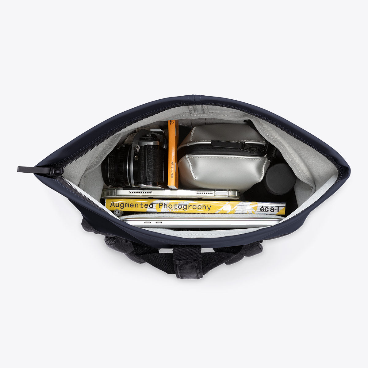 Hajo Roll-Top Backpack - Dark Navy / Mini
