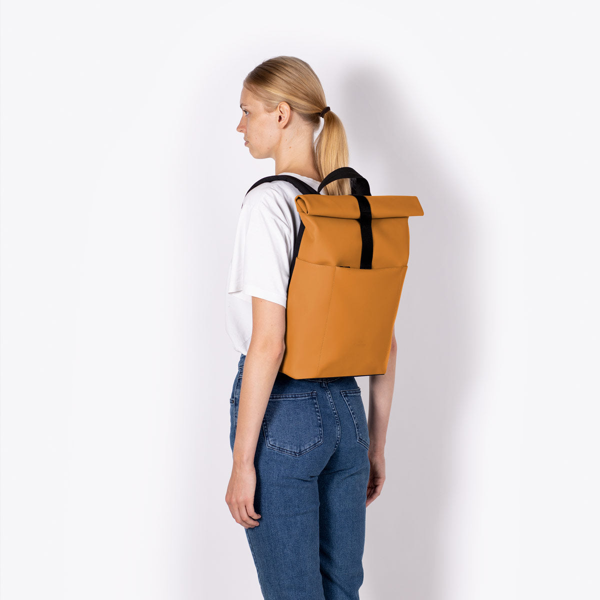 Hajo Roll-Top Backpack - Honey Mustard / Mini