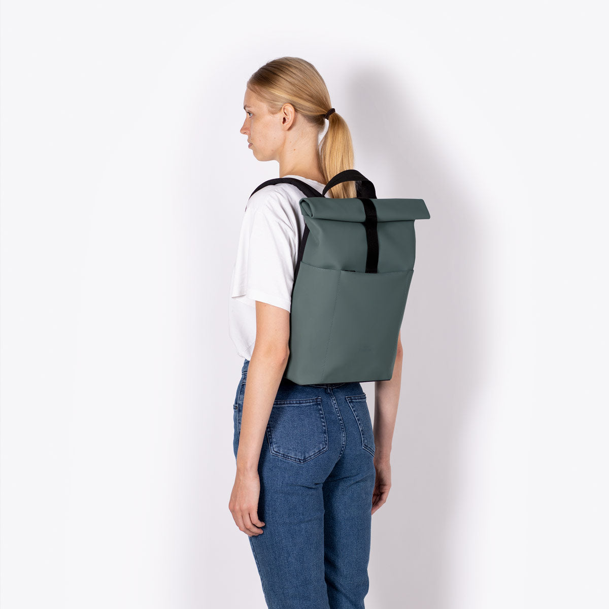 Hajo Roll-Top Backpack - Pine Green / Mini