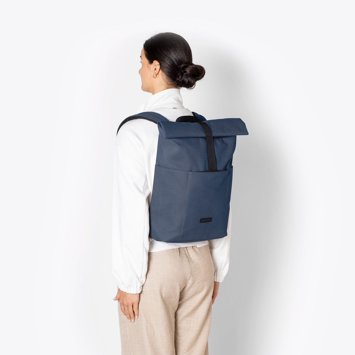 Hajo Roll-Top Backpack - Dark Navy / Mini