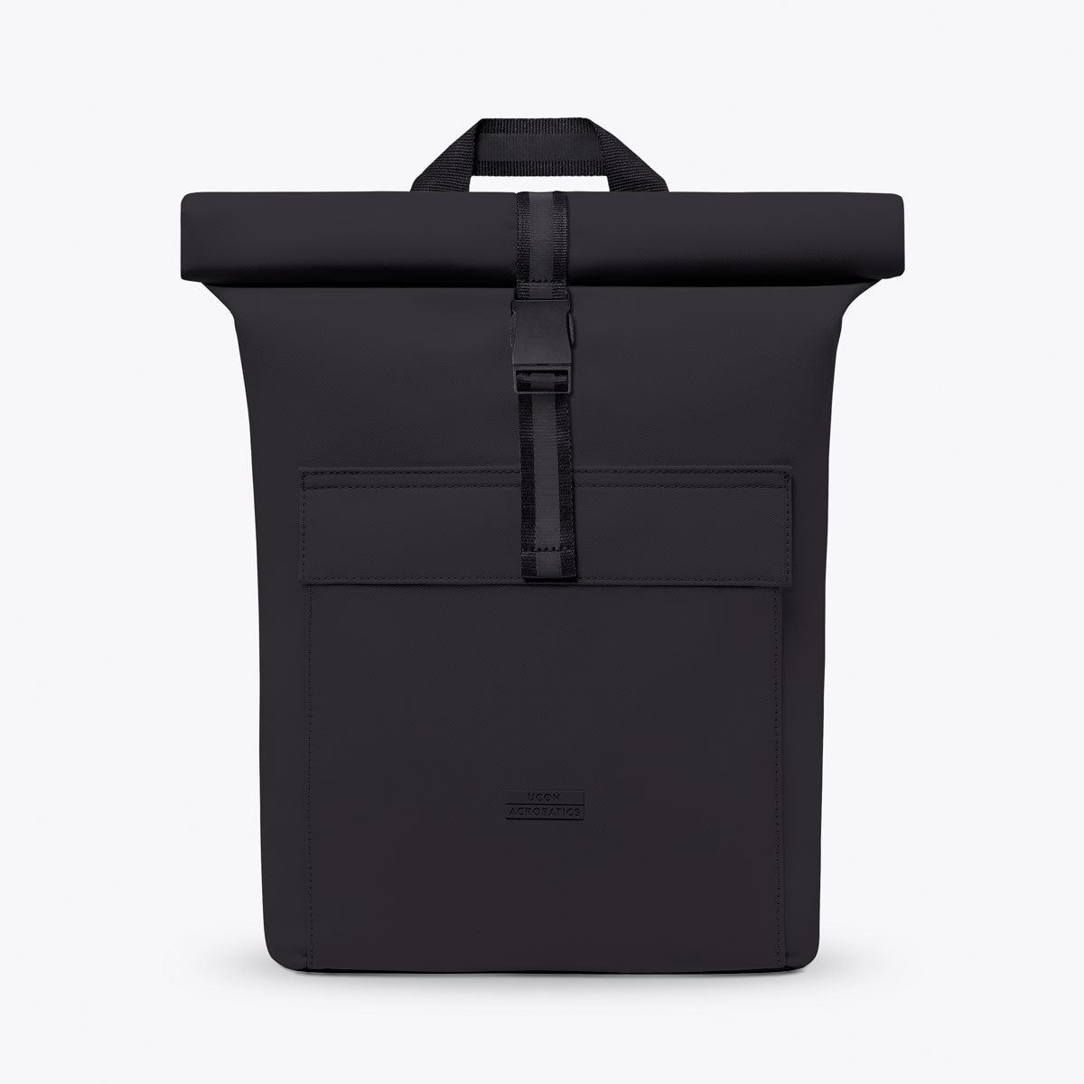 Jannik Roll-Top Backpack - Black - Black / Medium