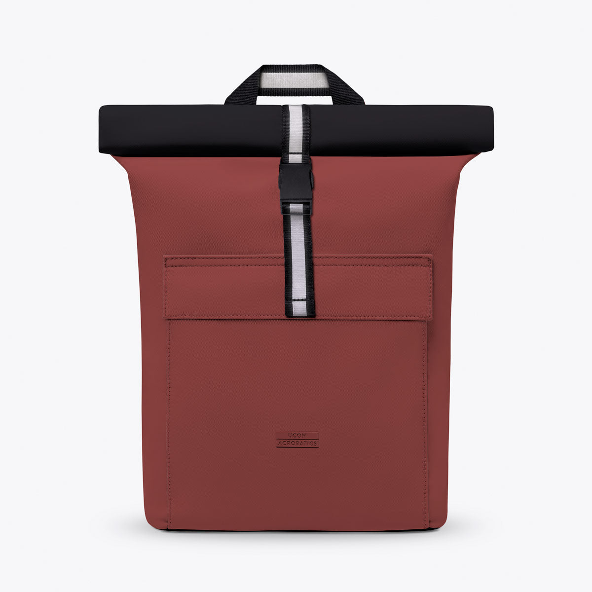 Jannik Roll-Top Backpack - Hibiscus - Black / Medium