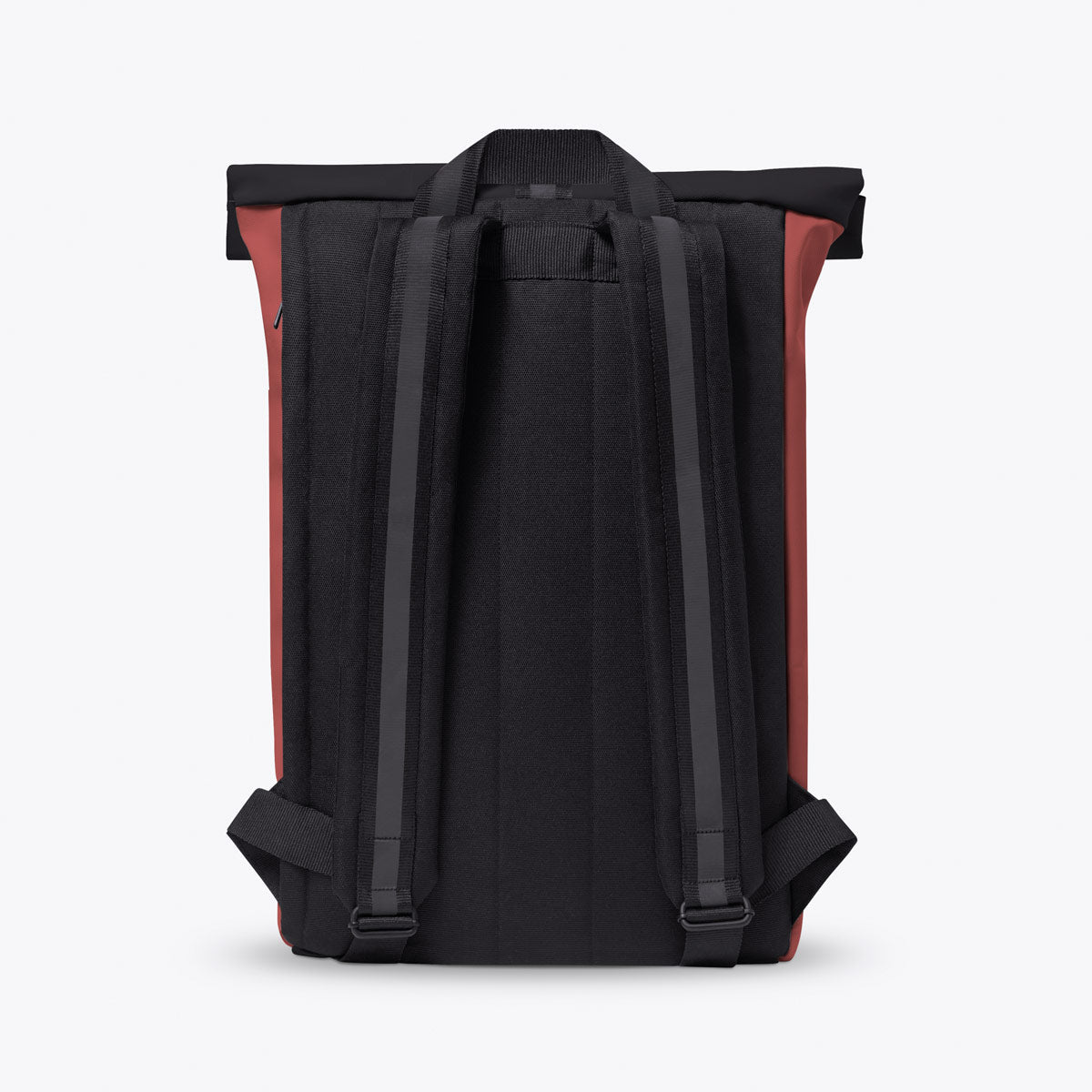 Jannik Roll-Top Backpack - Hibiscus - Black / Medium
