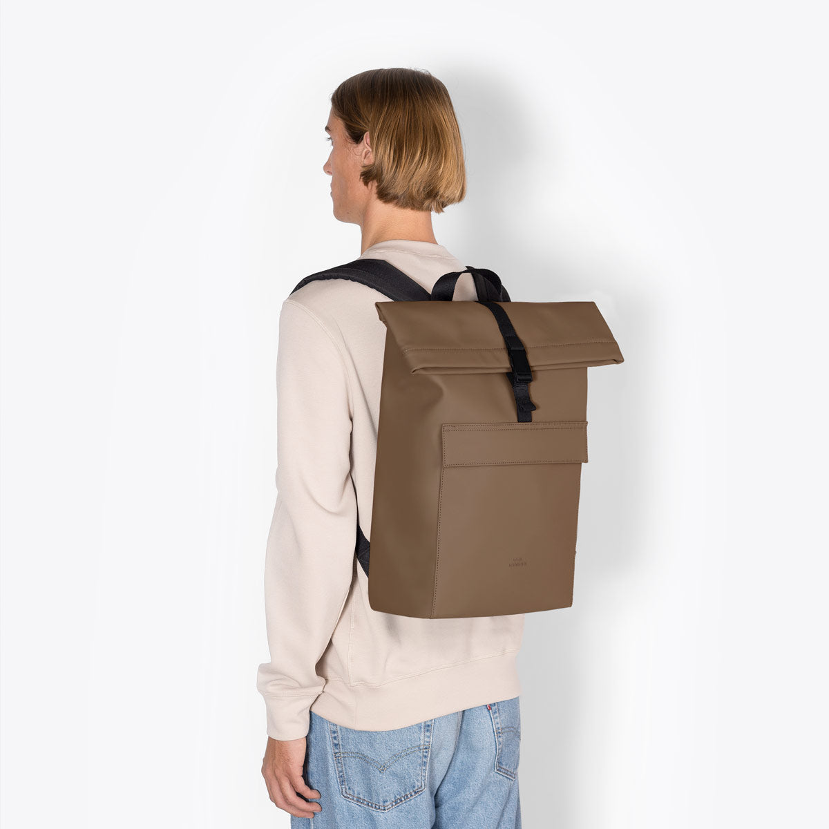 Jannik Roll-Top Backpack - Chestnut / Medium