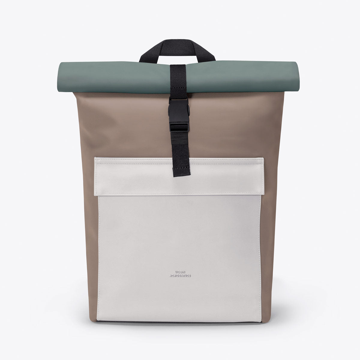Jannik Roll-Top Backpack - Dark Sand - Glacier Grey / Medium