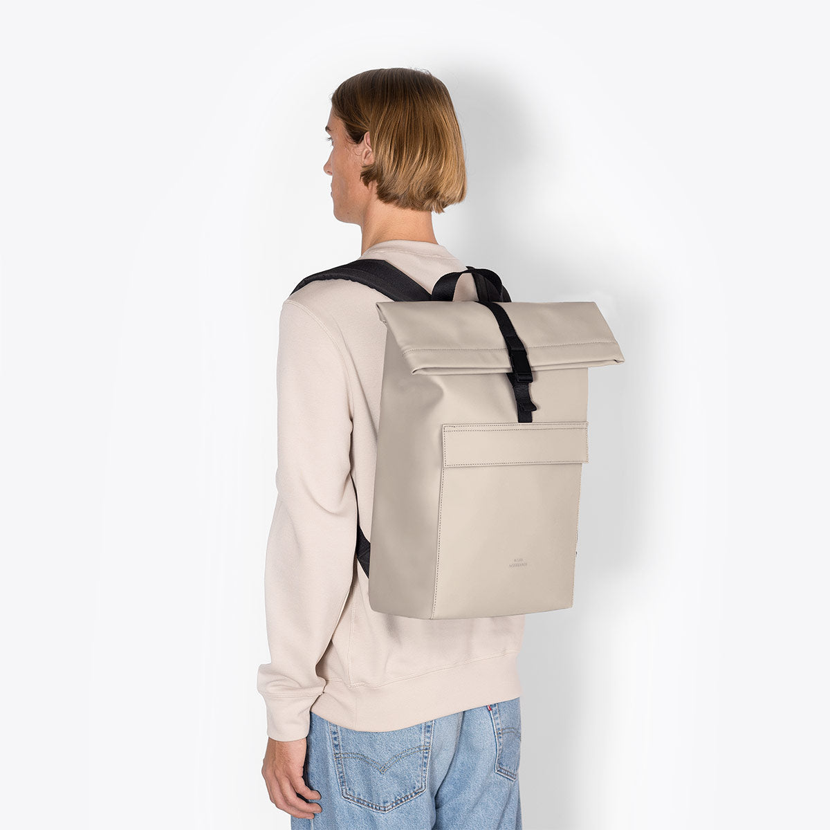 Jannik Roll-Top Backpack - Light Sand / Medium