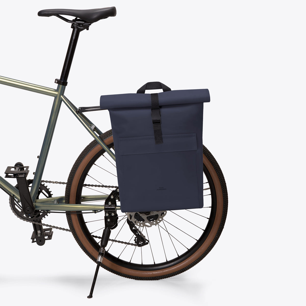 Jannik Roll-Top Pannier Backpack - Dark Navy / Medium