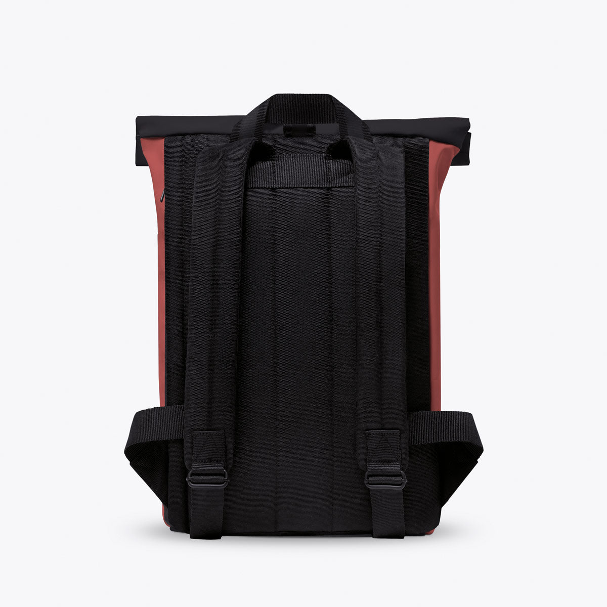 Jannik Roll-Top Backpack - Hibiscus - Black / Mini