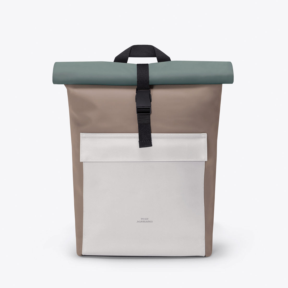 Jannik Roll-Top Backpack - Dark Sand - Glacier Grey / Mini
