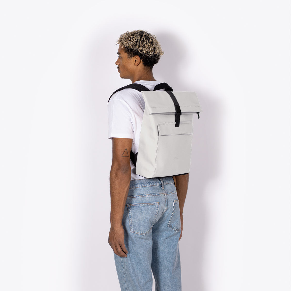 Jannik Roll-Top Backpack - Glacier Grey / Mini