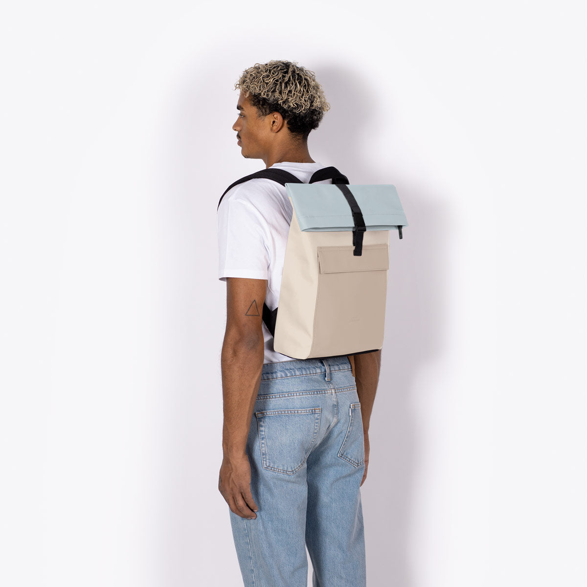 Jannik Roll-Top Backpack - Light Sand - Sand / Mini