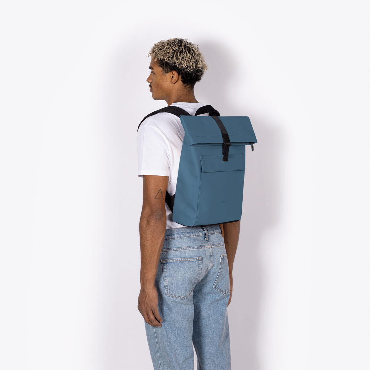 Jannik Roll-Top Backpack - Petrol / Mini