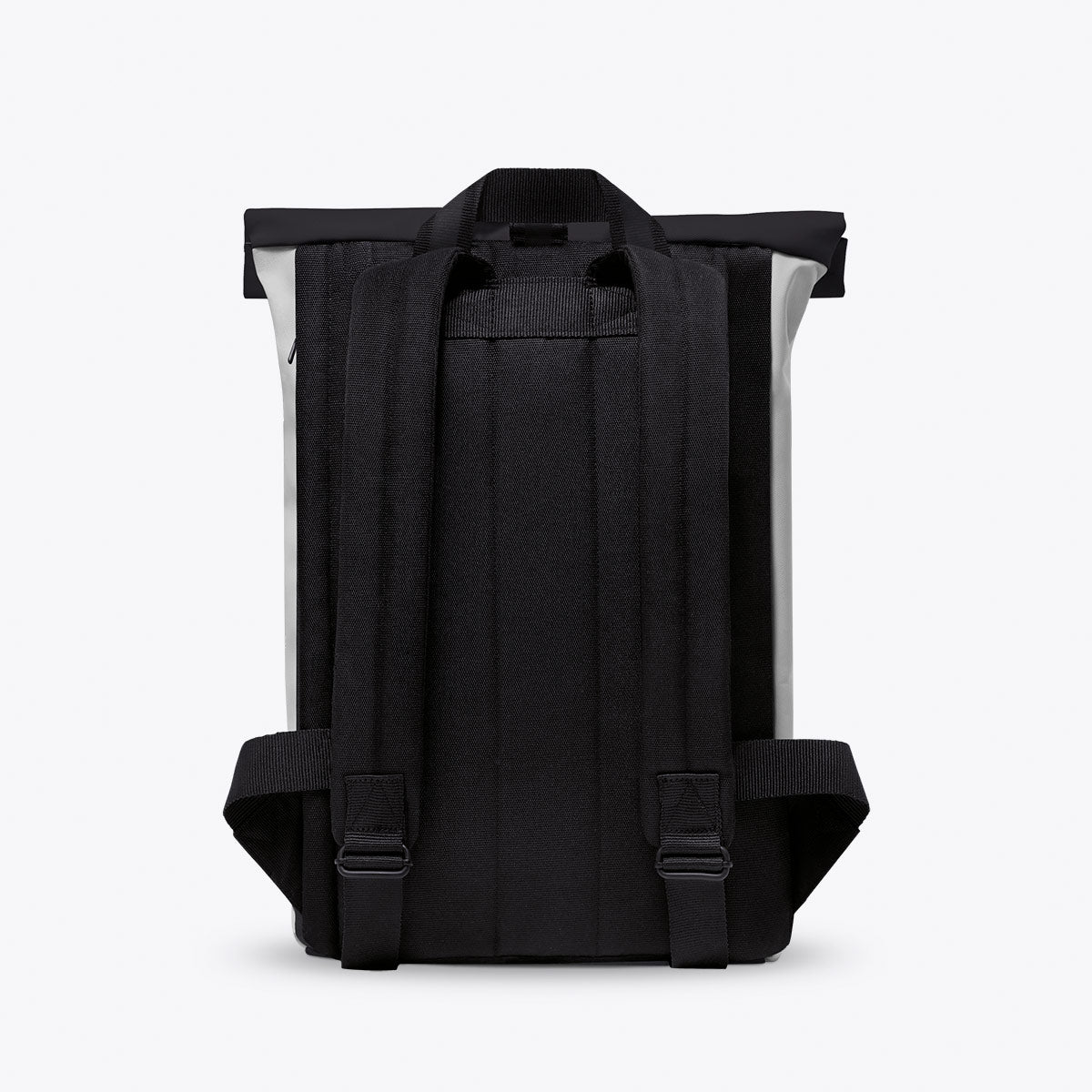 Jasper Roll-Top Backpack - Light Grey - Black / Mini