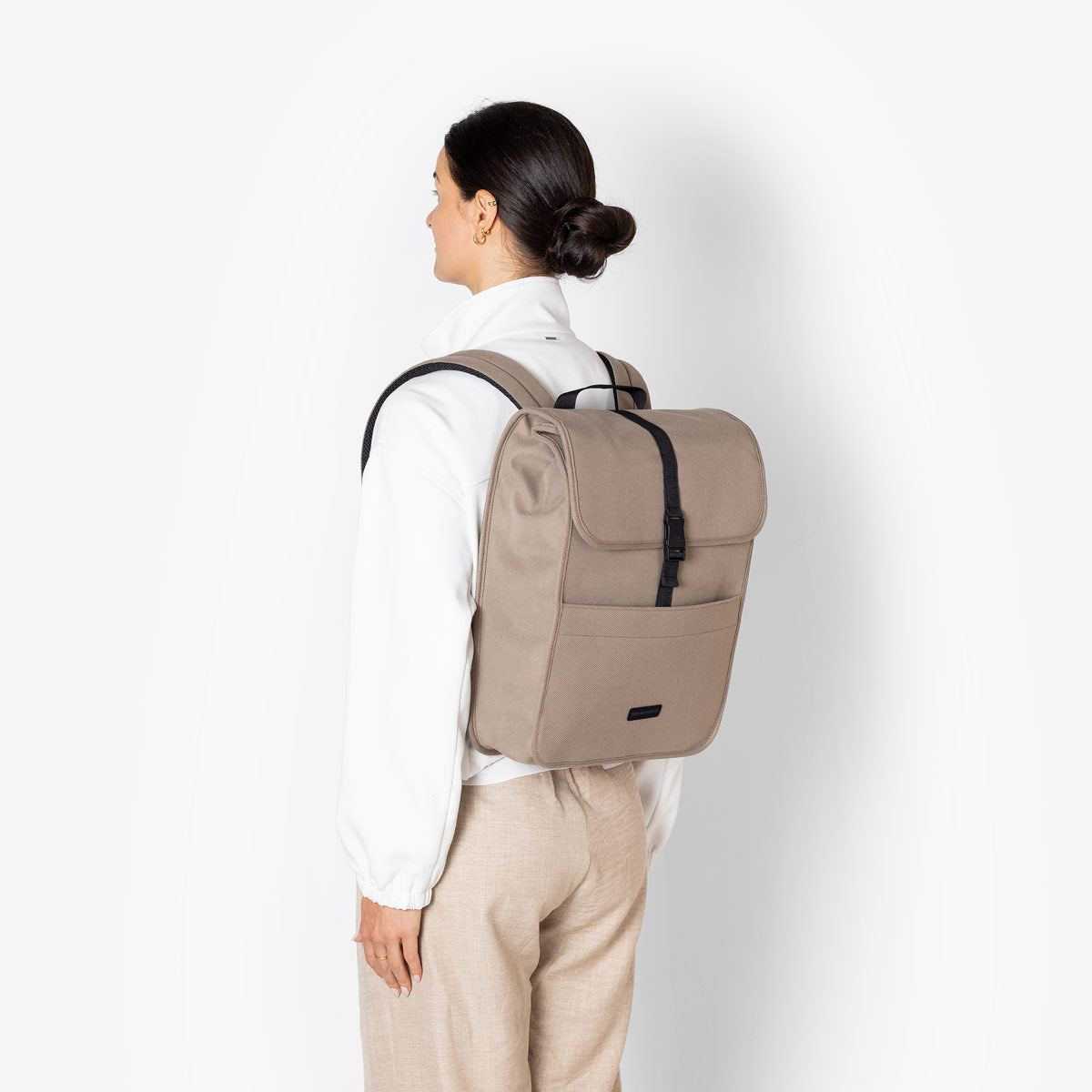 Kato Flap-Top Backpack - Dark Sand