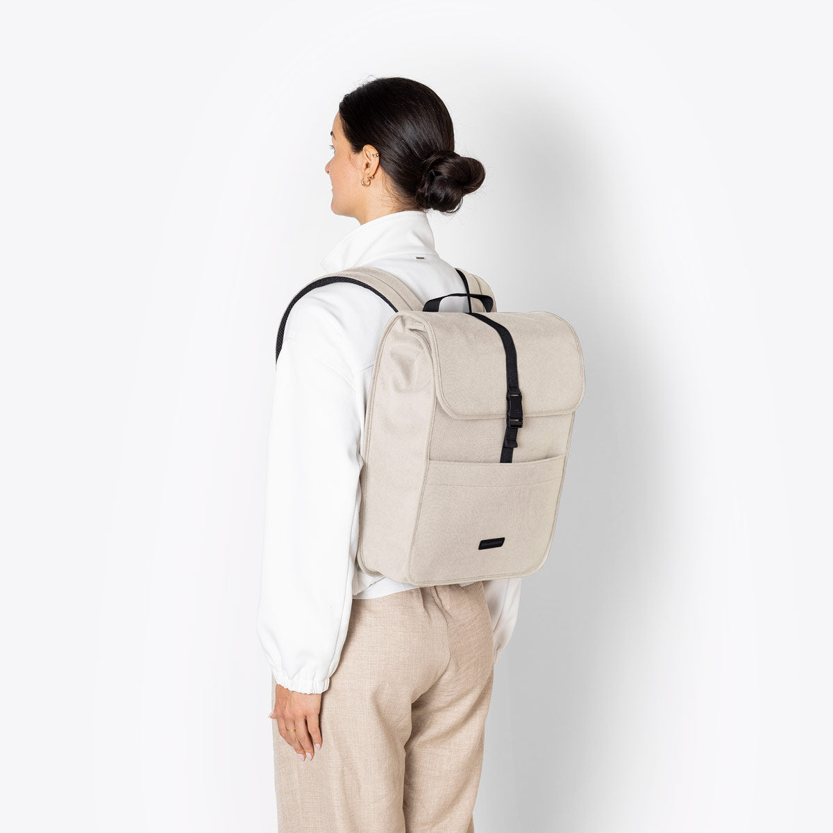 Kato Flap-Top Backpack - Light Sand