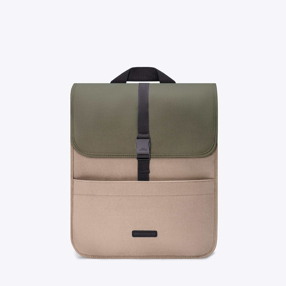 Kato Flap-Top Backpack - Olive - Dark Sand