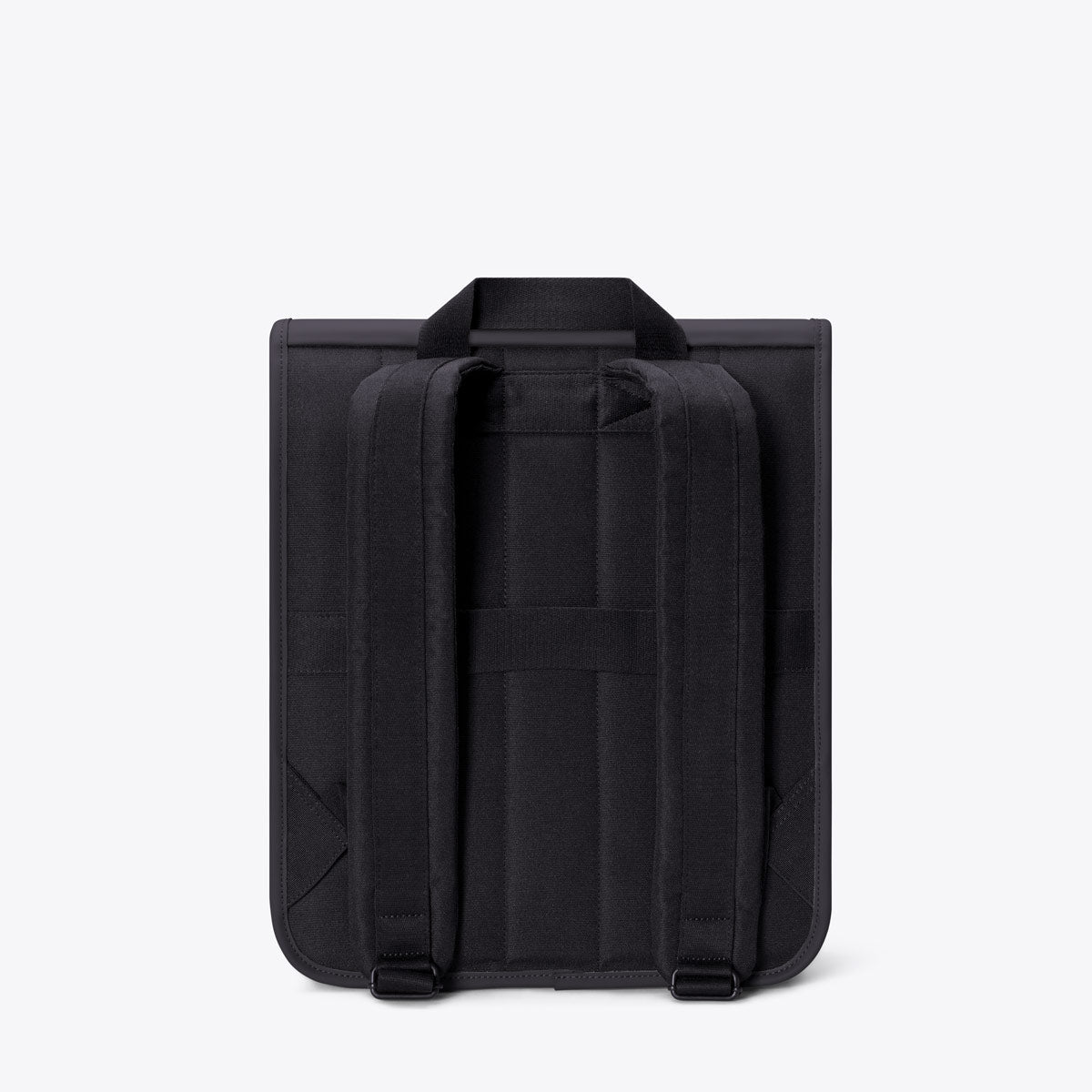 Kumo Flap-Top Backpack - Black - Chestnut