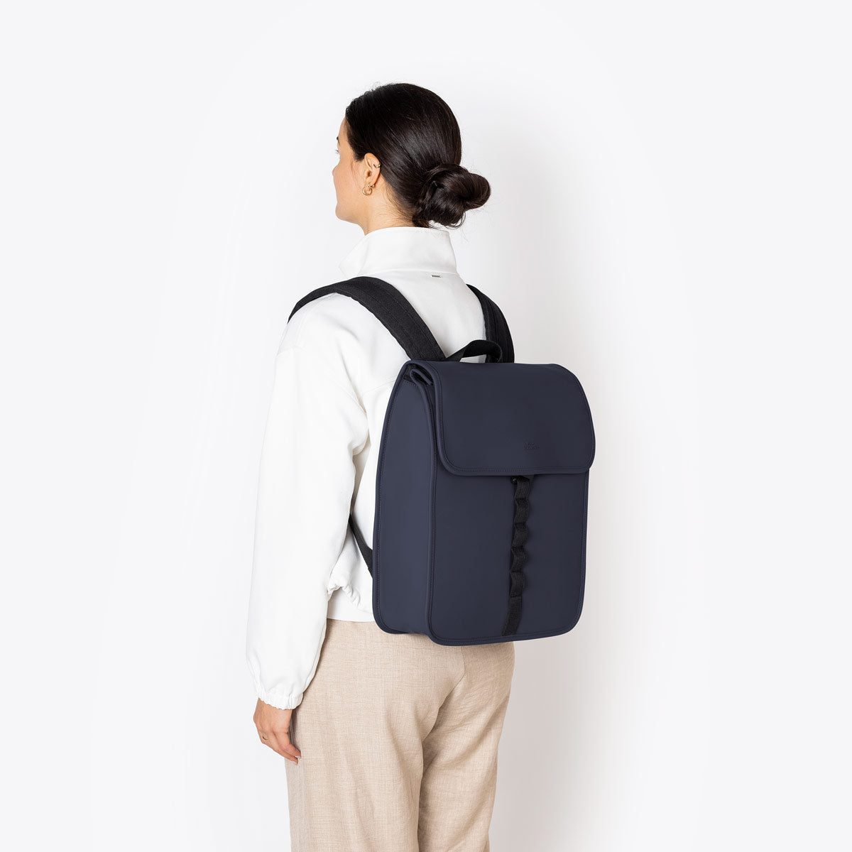 Kumo Flap-Top Backpack - Dark Navy