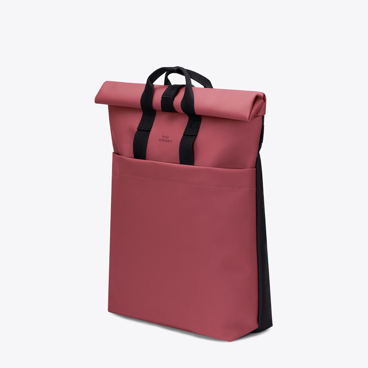 Malte Convertible Roll-Top Backpack - Burgundy
