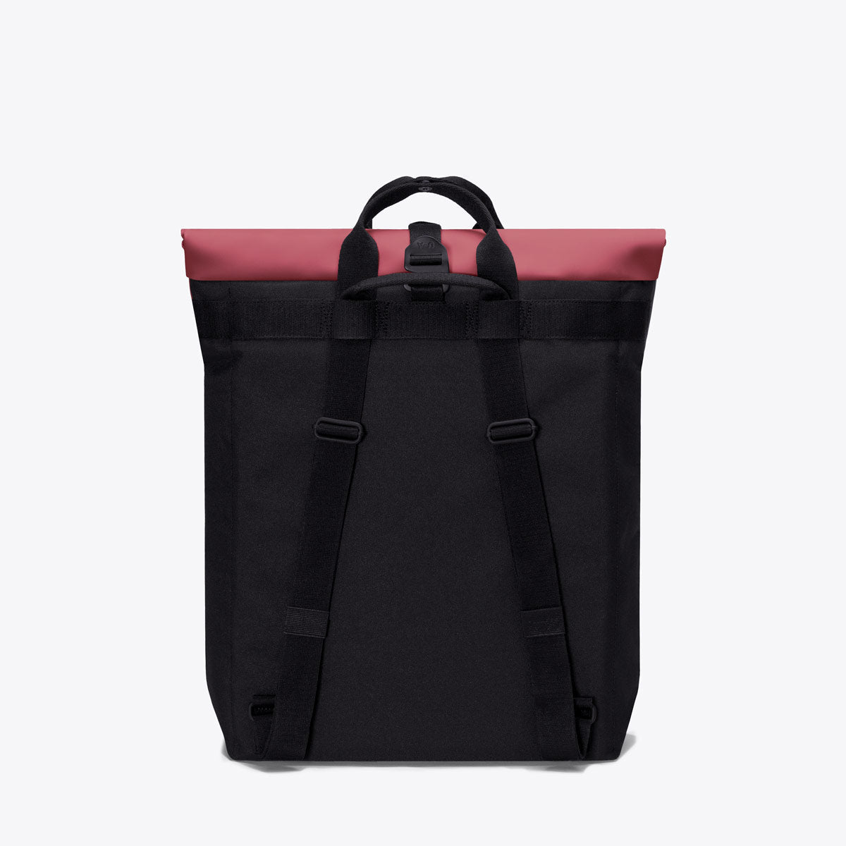 Malte Convertible Roll-Top Backpack - Burgundy