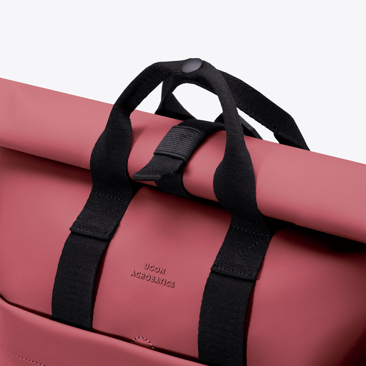 Malte Convertible Roll-Top Backpack - Burgundy