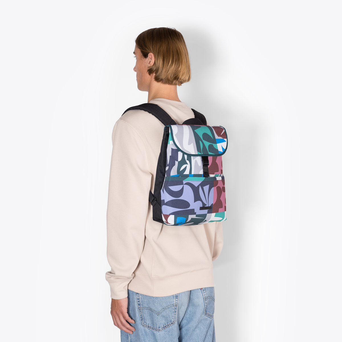 Mion Flat Top Backpack - Multicolor