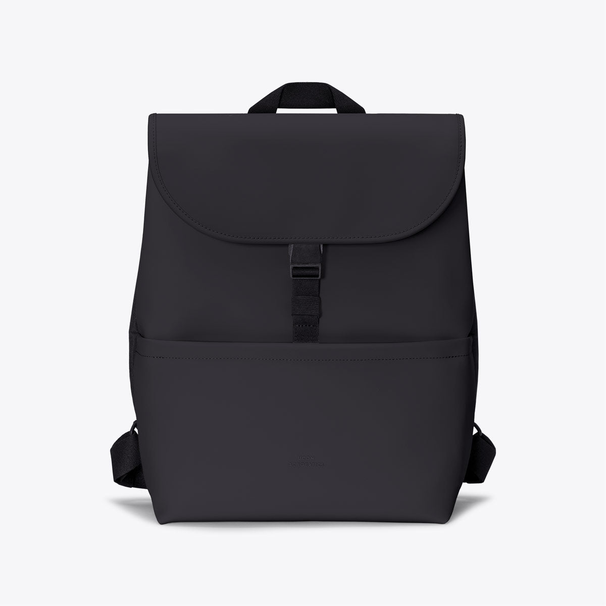 Mion Flat Top Backpack - Black