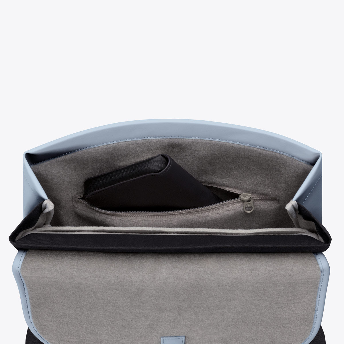 Mion Flap-Top Backpack - Fog Blue
