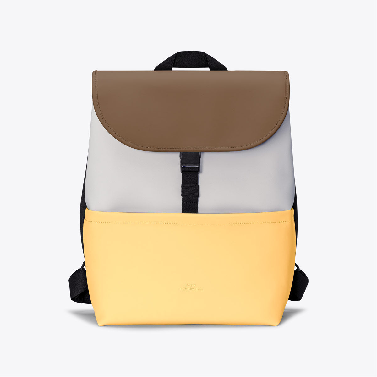 Mion Flap-Top Backpack - Glacier Grey - Lemon