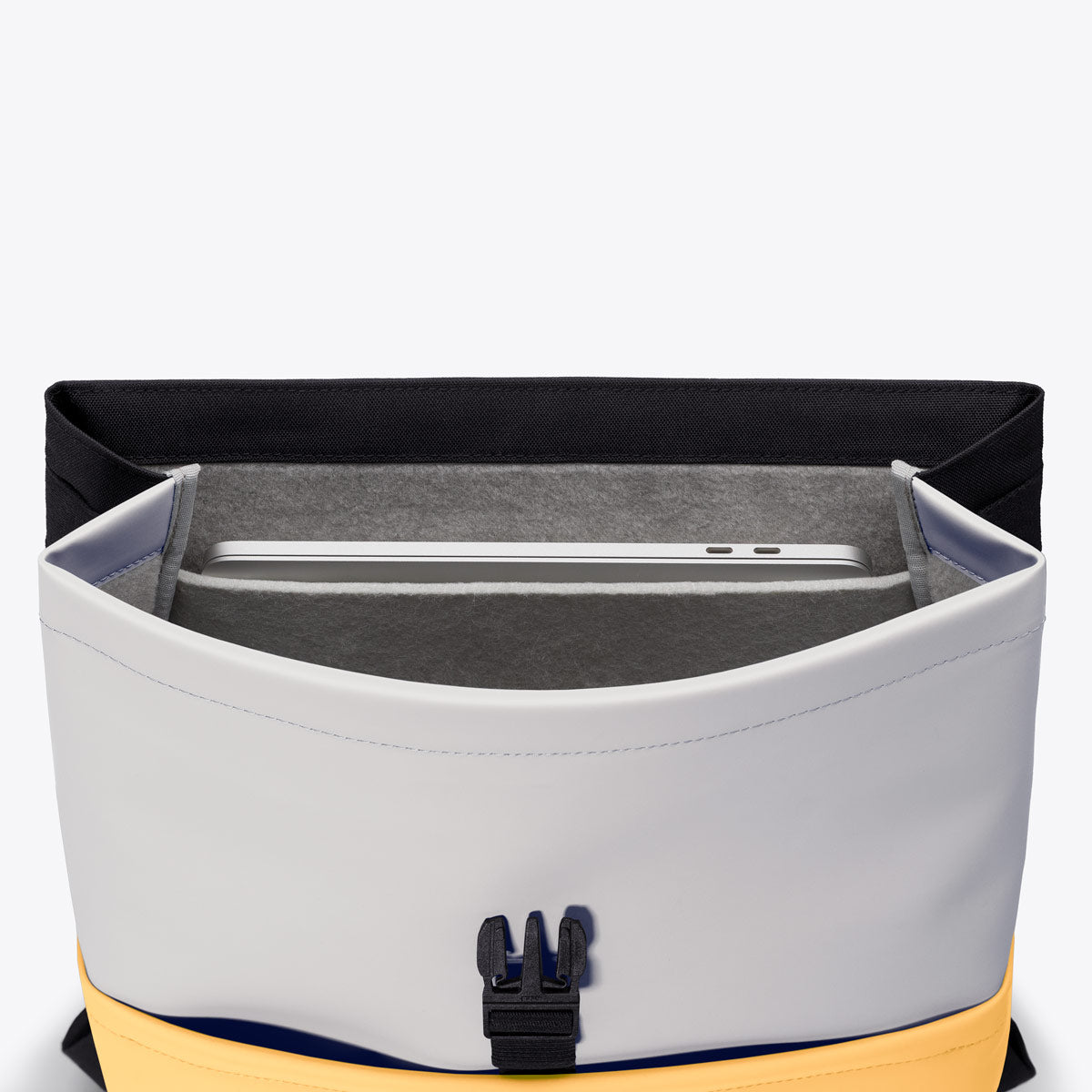 Mion Flap-Top Backpack - Glacier Grey - Lemon