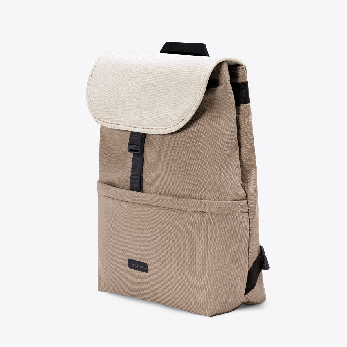 Mion Flat Top Backpack - Dark Sand - Light Sand