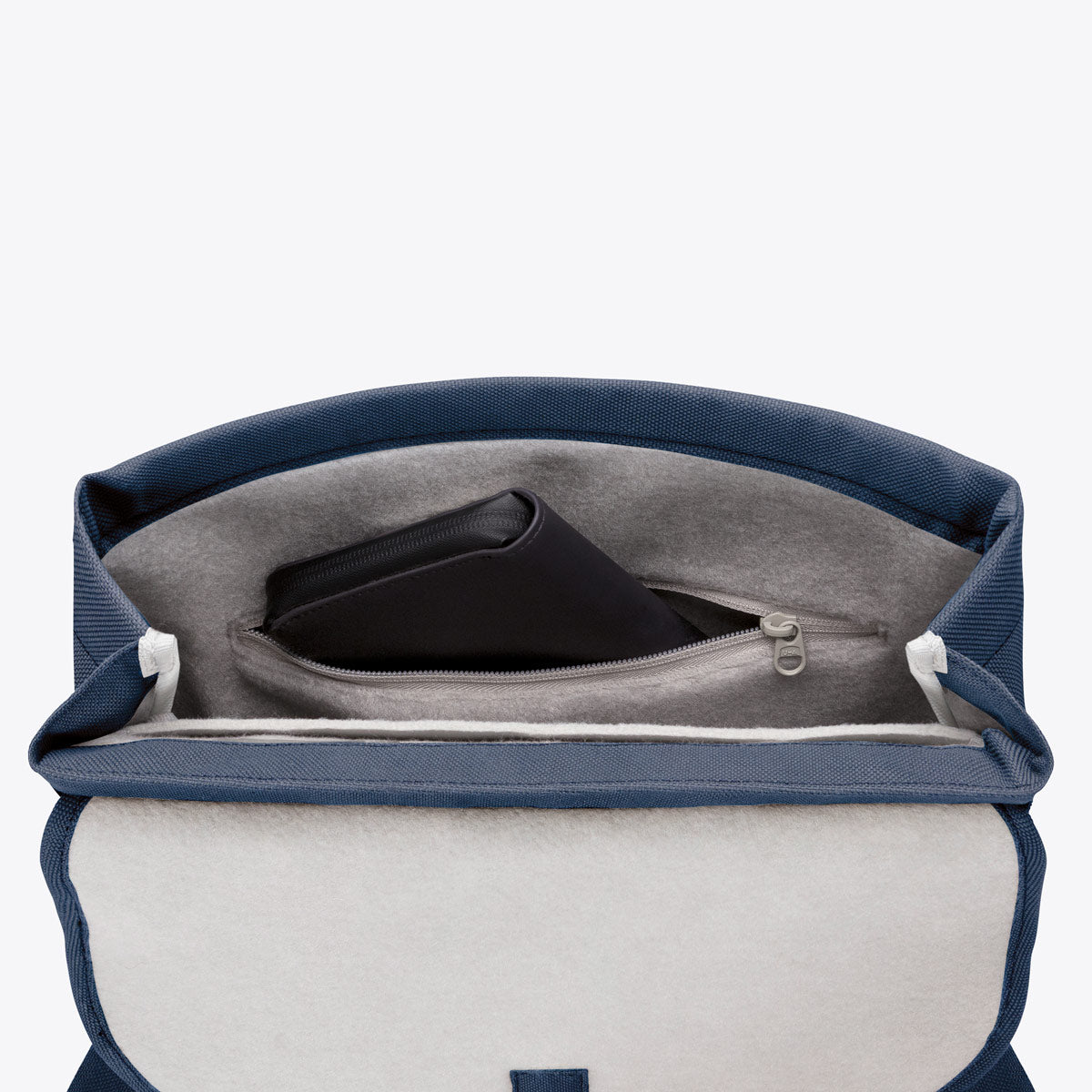 Mion Flat Top Backpack - Dark Navy