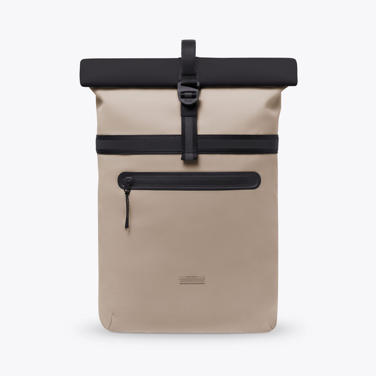 Niklas Roll-Top Backpack - Sand - Black