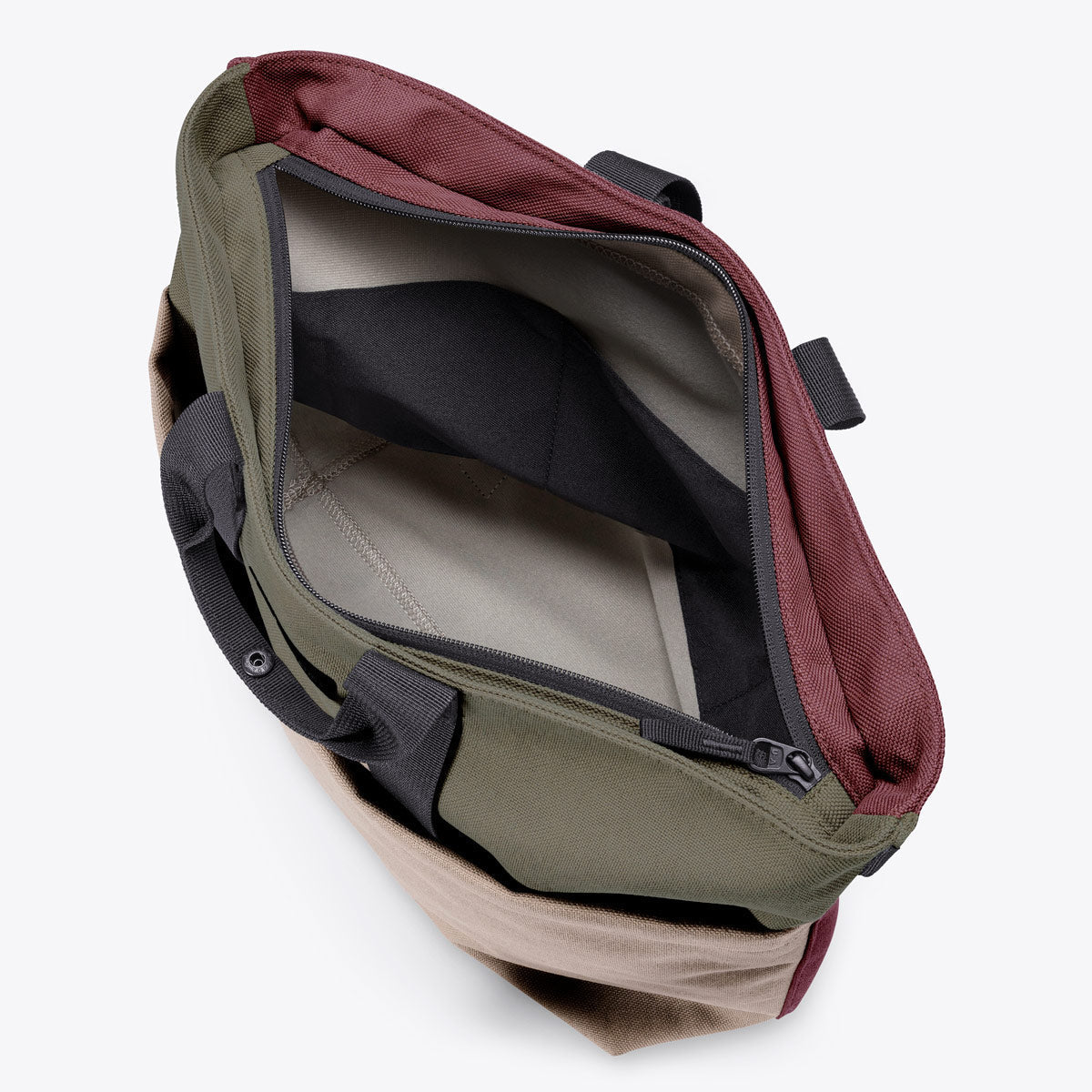 Nolan Convertible Backpack - Olive - Dark Sand