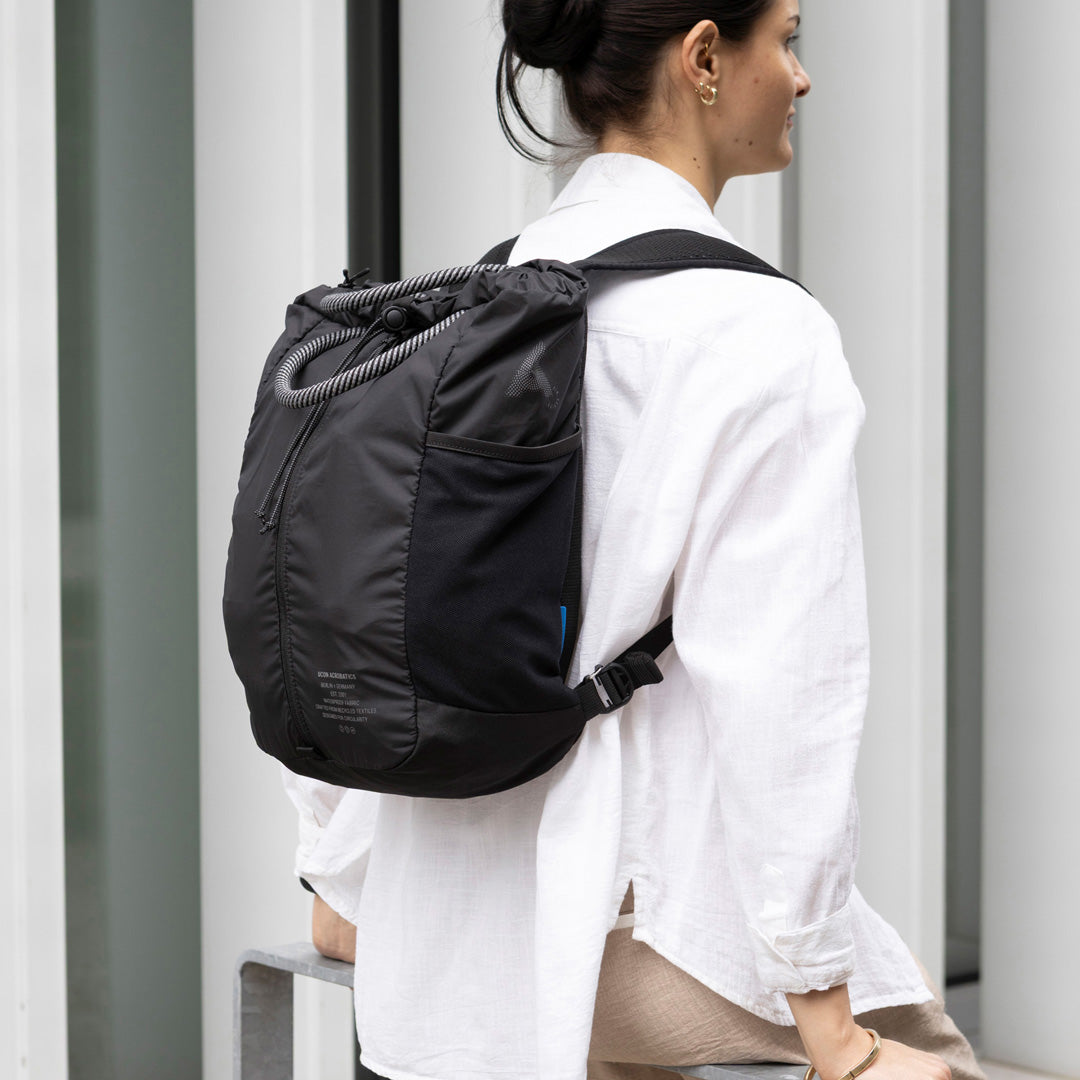 Tristan Packable Backpack - Black