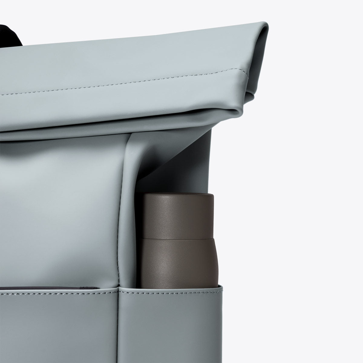 Yuto Roll-Top Backpack - Dusty Blue