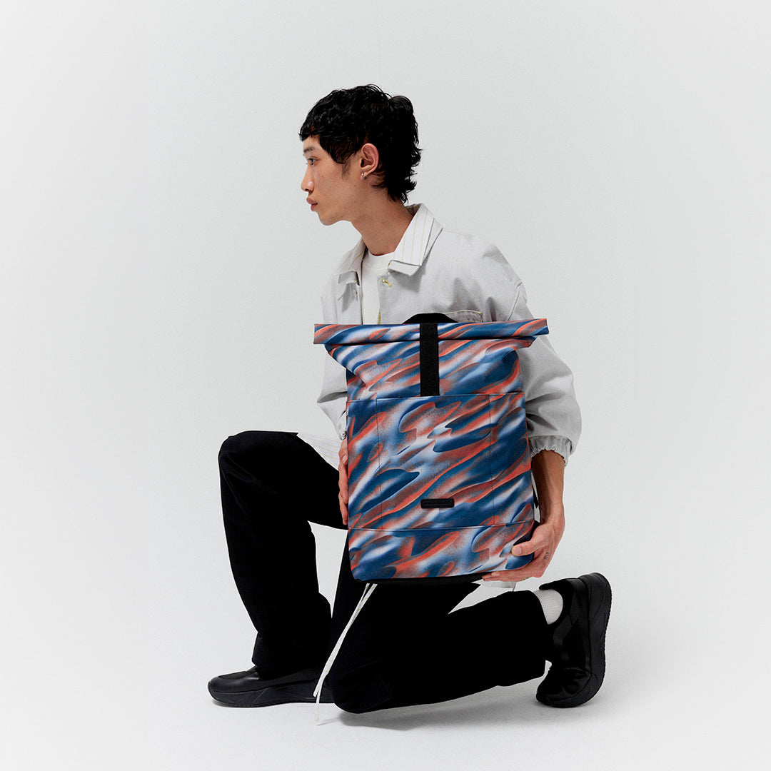 Hajo Roll-Top Backpack - Manuel Carvalho Artwork / Medium