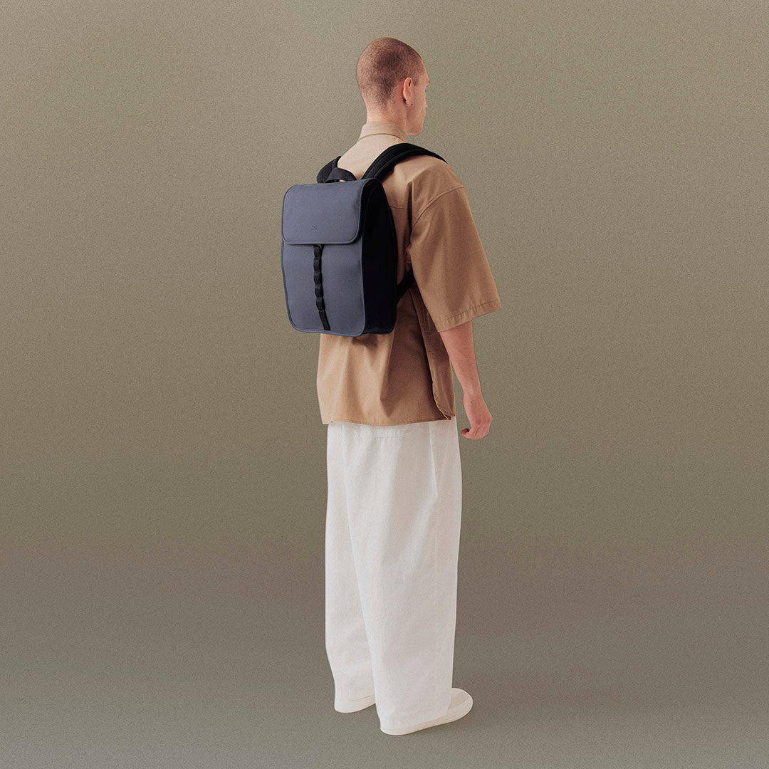 Kumo Flap-Top Backpack - Dark Navy